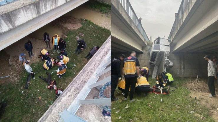 Kamyonet Dereye Uçtu