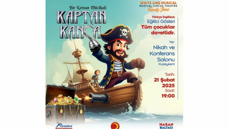 Kaptan Kanca Müzikaliyle Buluşacaklar