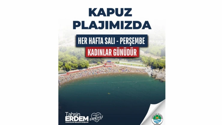 Kapuz Plajı Kadınlara Hizmet Verecek