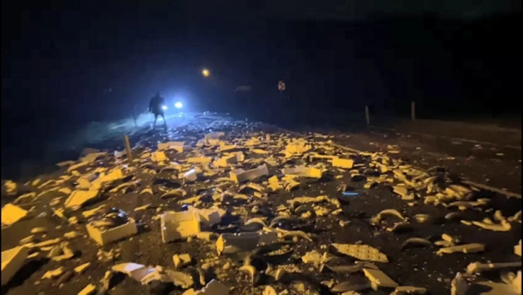 Kara Yolu Balık Haline Döndü