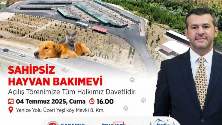 Karabük Belediyesi Sahipsiz Hayvan Bakımevi Açılıyor