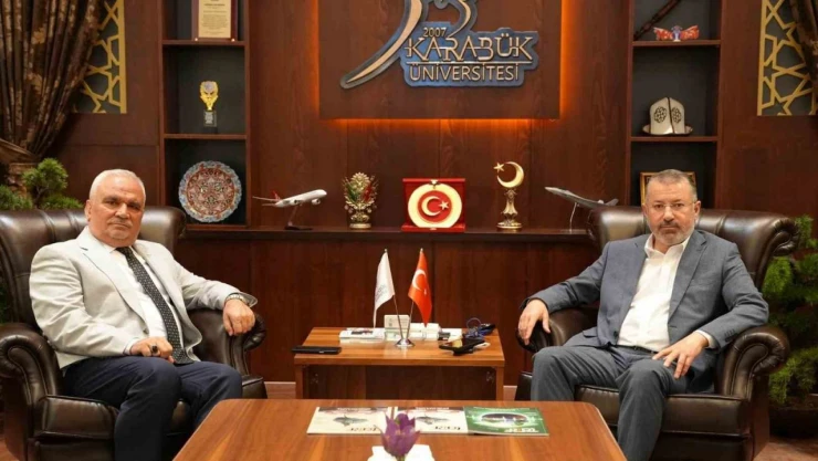 Karabük İl Müftüsü Erhun'dan Rektör Kırışık'a Ziyaret