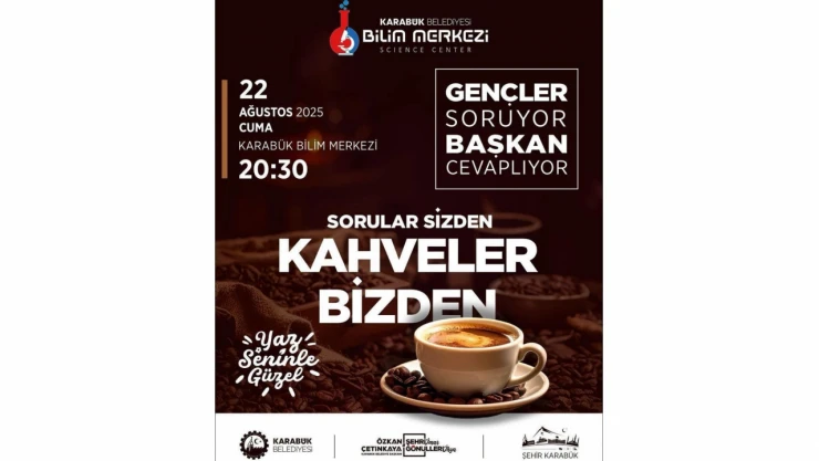 Karabük'te Gençlerle Söyleşi: Başkan Çetinkaya Soruları Yanıtlayacak