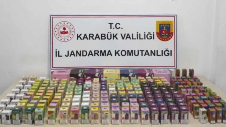 Karabük'te Kaçak Elektronik Sigara Operasyonu