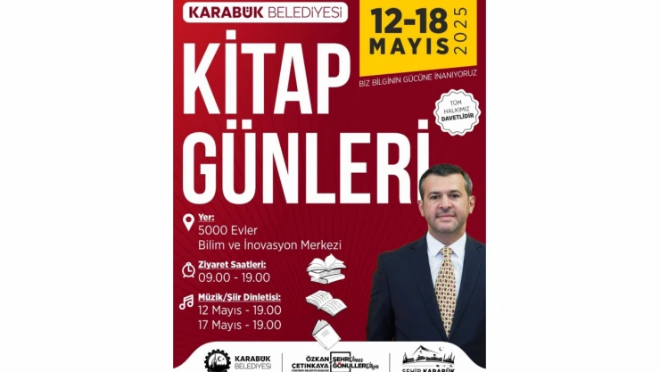 Karabük'te Kitap Günleri Başlıyor