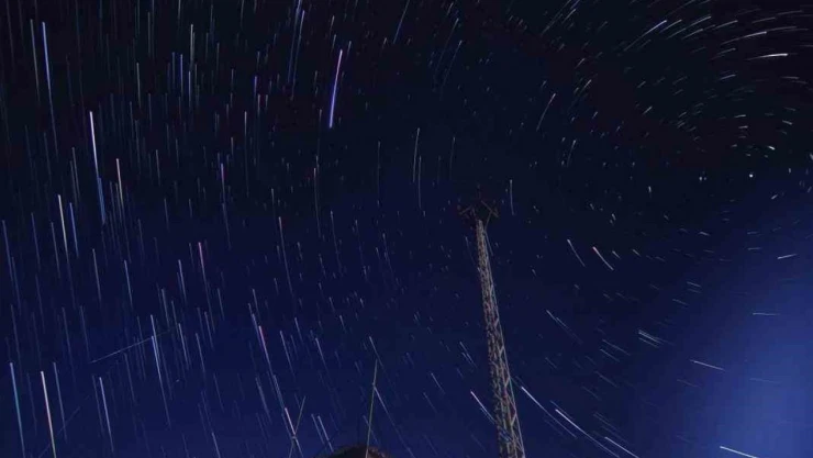 Karabük'te Meteor Yağmuru Görsel Şölen Oluşturdu