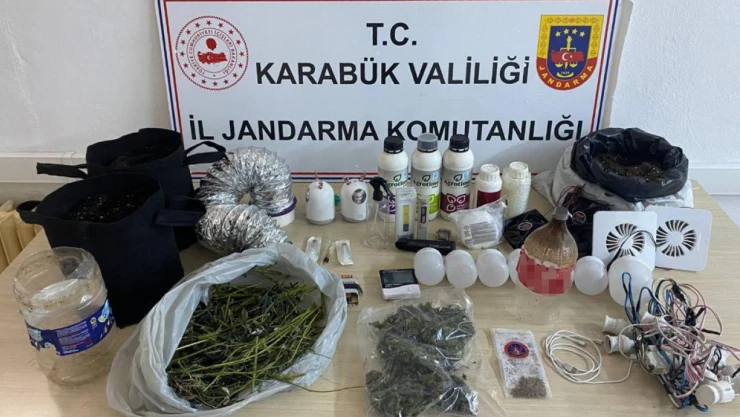 Karabük'te uyuşturucu operasyonu