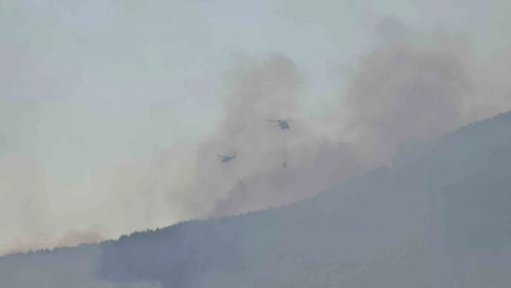 Komşuda 74 Saattir Süren Yangın Yerleşim Yerlerini Tehdit Ediyor