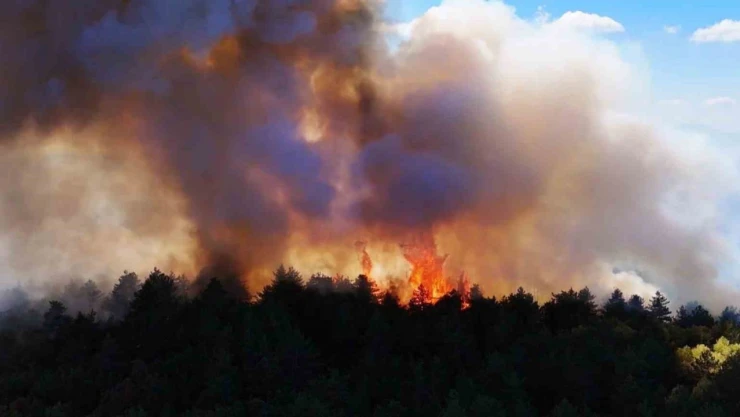 Karabük'teki Yangın 48 Saattir Devam Ediyor