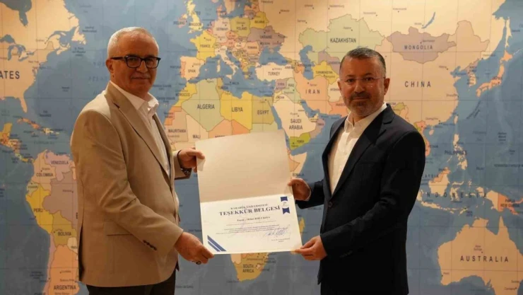 Karabük Üniversitesi'nden Dadaşlar Derneği'ne Teşekkür