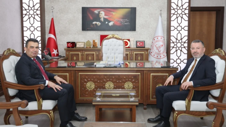 Karabük Üniversitesi Rektörü Prof. Dr. Fatih Kırışık'tan, Hasan Gümüş'e Ziyaret
