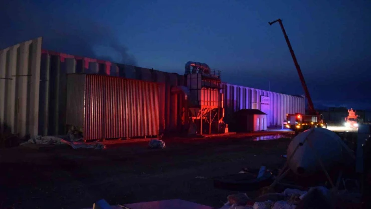 Karaman'da Yem Fabrikasında Yangın