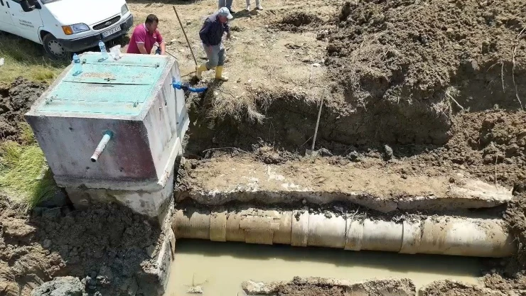 Sulama Hattı Arızası Onarıldı