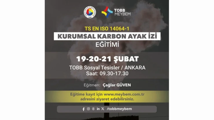 Karbon Ayak İzi Eğitimi Verilecek