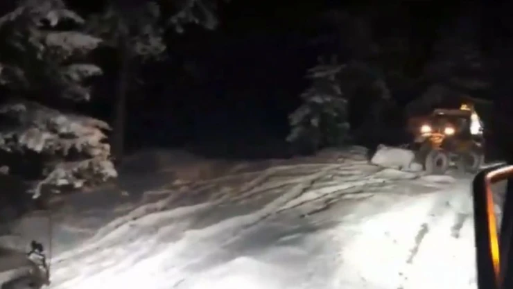 Mahsur Kalan Aile Kurtarıldı