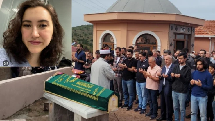 Karnındaki bebeğiyle Cide'de toprağa verildi