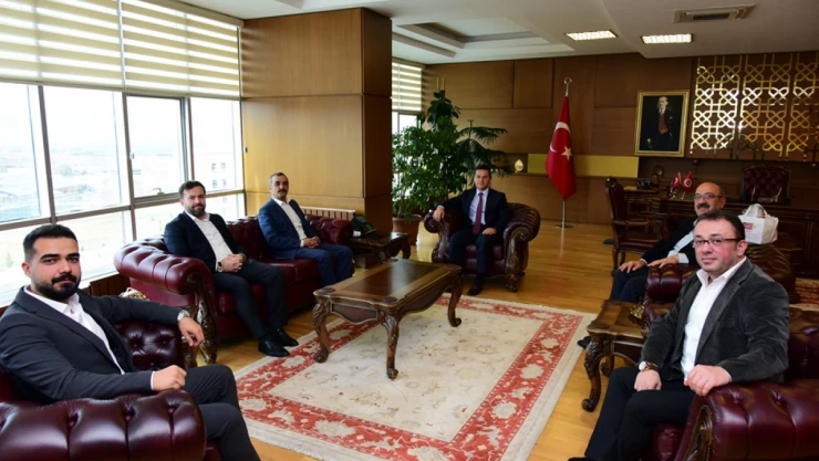KASİAD'tan Rektör Topal'a ziyaret