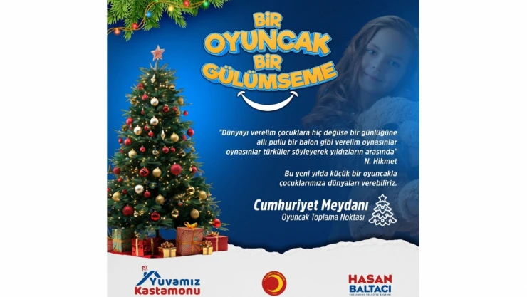 Kastamonu Belediyesi'nden Oyuncak Kampanyası