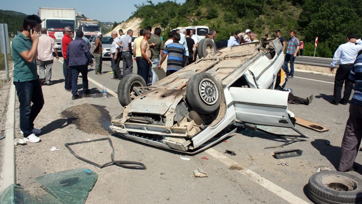 Kastamonu-Çankırı yolunda kaza 1 yaralı