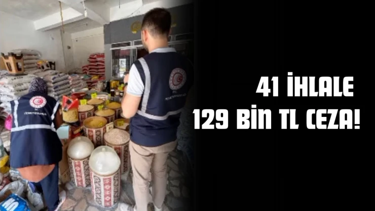 Kastamonu'da 41 İhlale 129 Bin TL Ceza