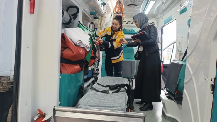 Kastamonu'da Ambulans Denetimleri Gerçekleştirildi