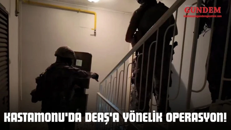 Kastamonu'da DEAŞ'a Yönelik Operasyon: 161 Şüpheli Yakalandı