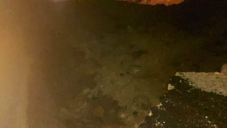 O Derede Heyelan Oldu