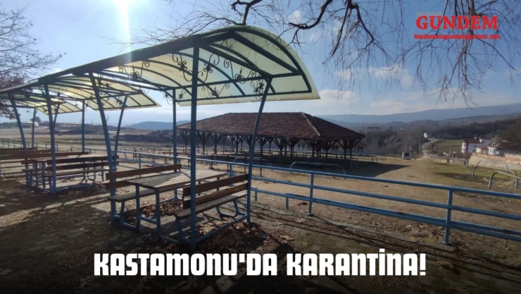 Kastamonu'da Karantina!