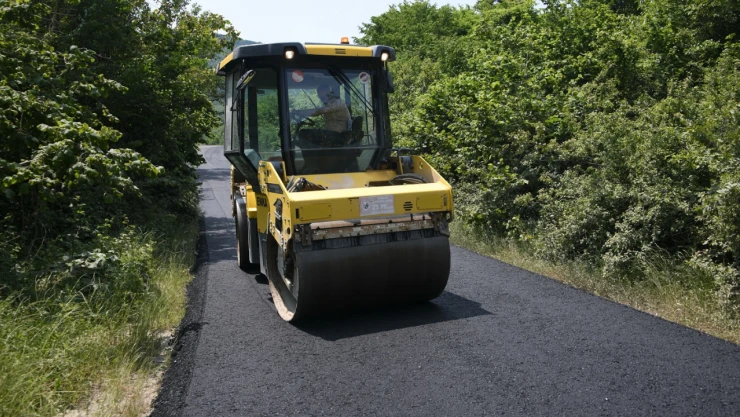Kastamonu'da Köy Yollarında Asfalt Çalışmaları Devam Ediyor