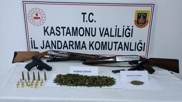 Kastamonu'da kubar esrar ele geçirildi!