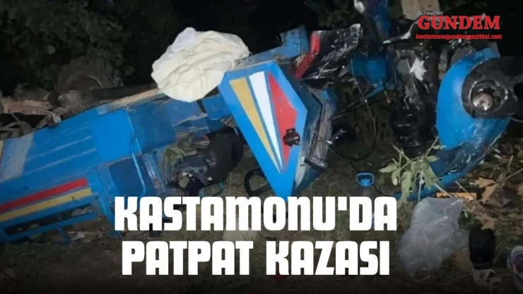 Kastamonu'da Patpat Kazası: 2 Yaralı!