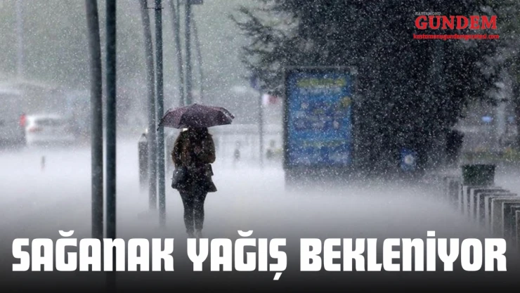 Kastamonu'da Sağanak Yağış Bekleniyor