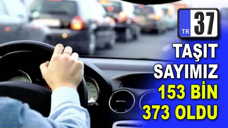 Kastamonu'da Taşıt Sayısı 153 Bin 373 Oldu