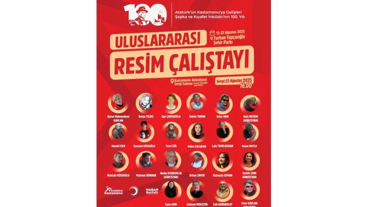 Kastamonu'da Uluslararası Resim Çalıştayı Başlıyor