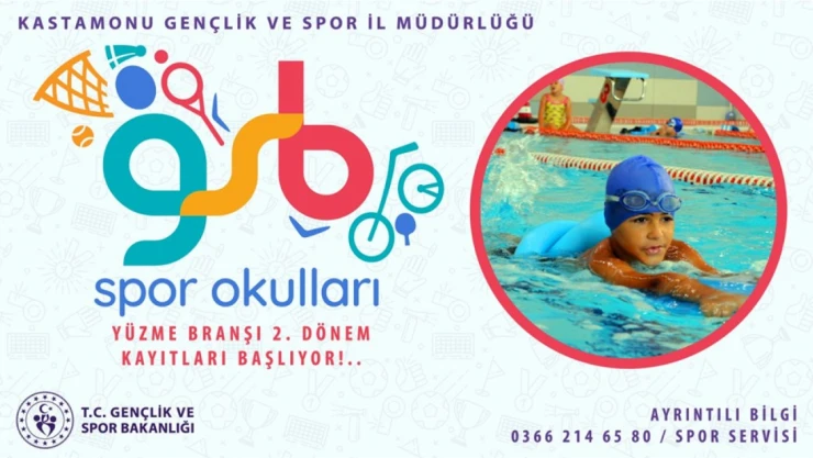 Kastamonu'da Yüzme Kayıtları Başlıyor