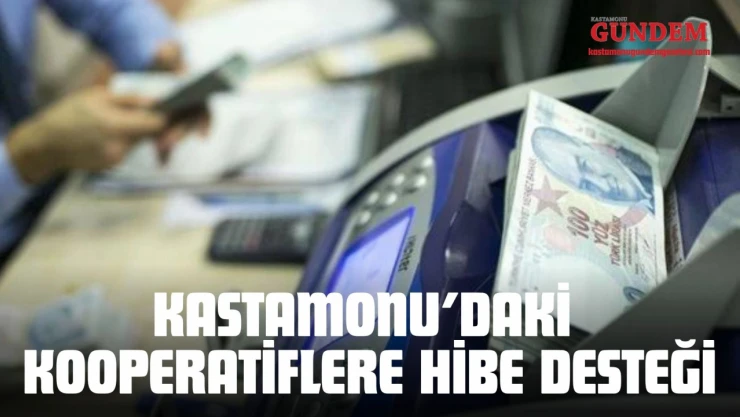 Kastamonu'daki Kooperatiflere Hibe Desteği