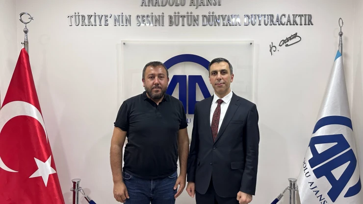 Kastamonu İl Basın ve Halkla İlişkiler Müdürü Nalbant, AA Kastamonu Bürosu'nu ziyaret etti