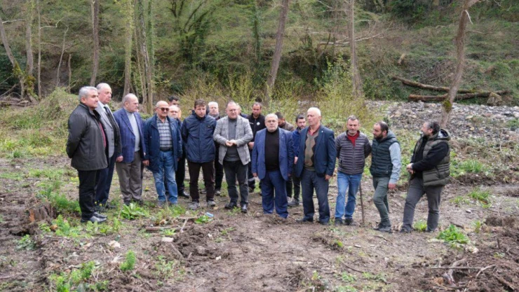 Kastamonu İnebolu Sökü Göleti'nde inşaat başladı