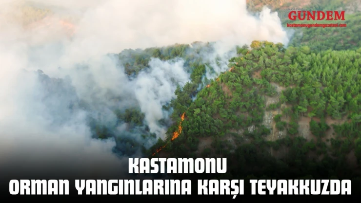Kastamonu Orman Yangınlarına Karşı Teyakkuzda