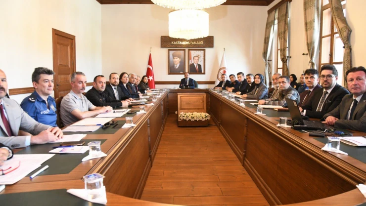 Kastamonu Valiliğinde Önemli Toplantılar Gerçekleştirildi
