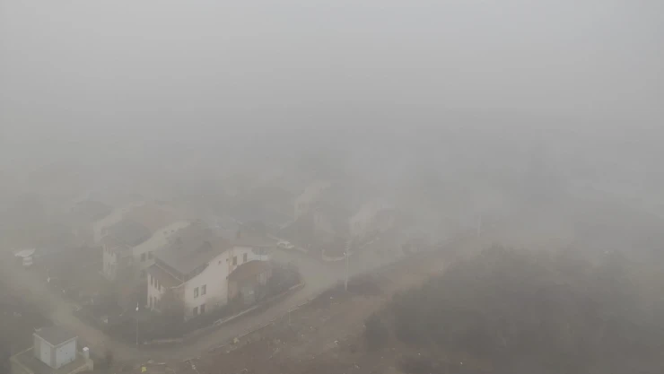 Kastamonu Yoğun Sisle Uyandı