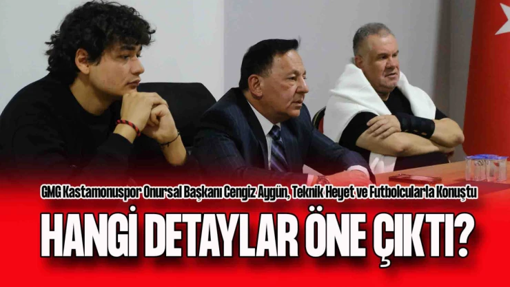 Kastamonuspor Onursal Başkanı Cengiz Aygün'den O Mesajlar!
