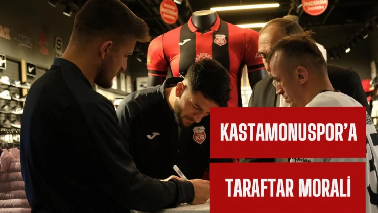 Kastamonuspor taraftarıyla buluştu