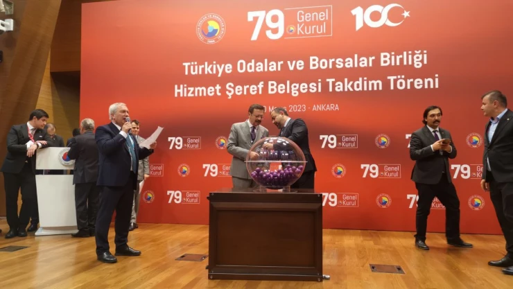 KATSO Heyeti TOBB Genel Kurulu için Ankara'da