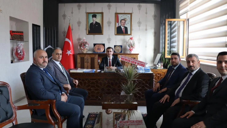 Kaymakam Çakır'a Makam Ziyareti