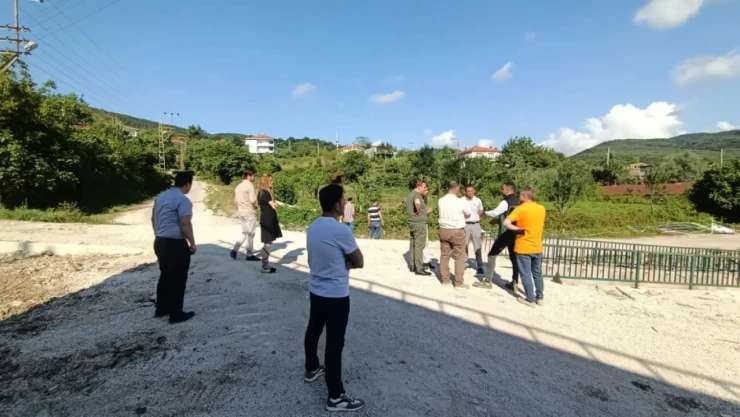 Kaymakam Karataş'tan hastane yolunda inceleme