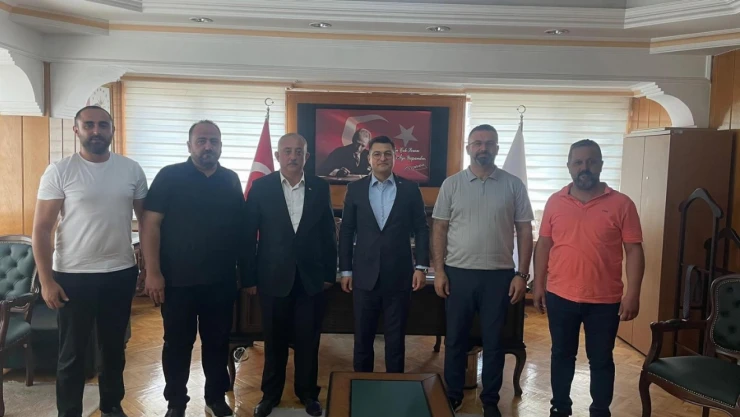 Kaymakam Özeş'e Hayırlı Olsun Ziyareti