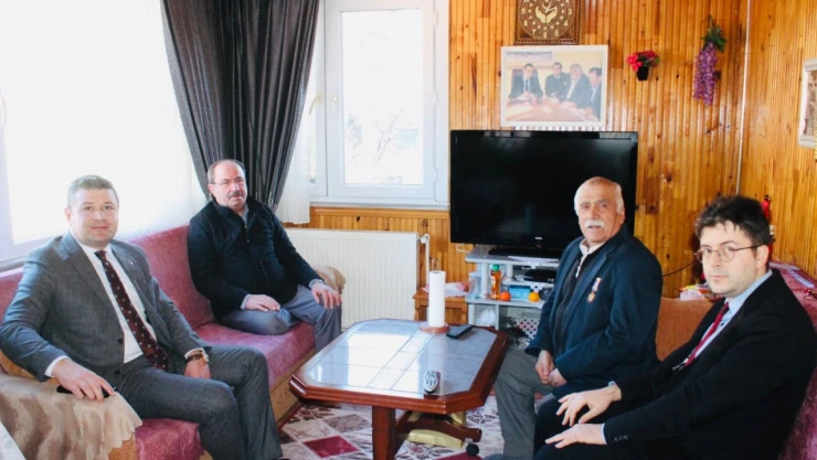 Kaymakam Uçar'dan, Gazi Göksoy'a Ziyaret