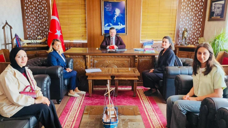 Kaymakam Uçar'ı Makamında Ziyaret Ettiler