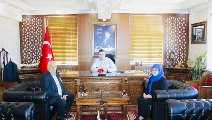 Kaymakam Uçar Kıbrıs Gazisini Ağırladı